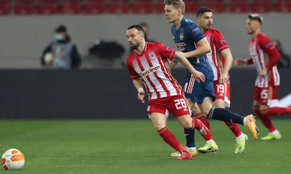Europa League: Βαριά ήττα για τον Ολυμπιακό, 3-1 από την Άρσεναλ